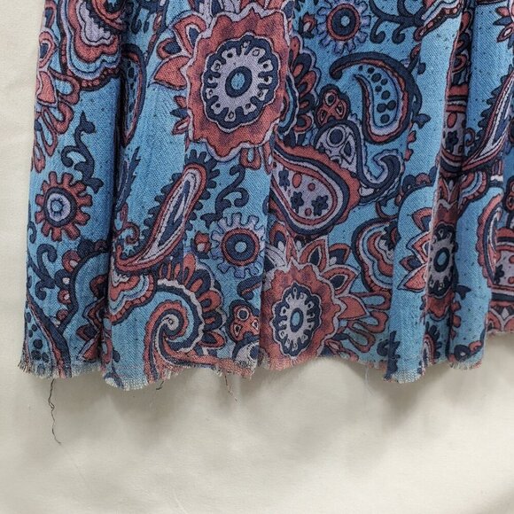 Free People Women's Multicolor Palazzo Pants Paisley Wide-Leg Size Small (C-6) - Picture 6 of 12